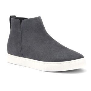 Birdies The Falcon Water Resistant Sneaker Bootie Suede Grey Women's 6.5